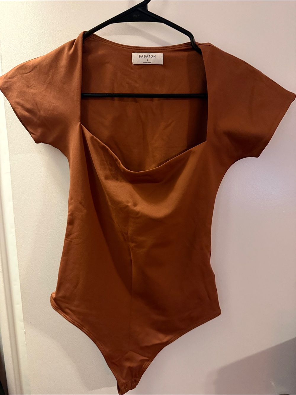 Babaton Rust Brown Bodysuit
